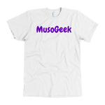 MusoGeek T Shirt Purple Script