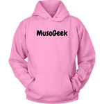 MusoGeek Unisex Hoodie Black Script