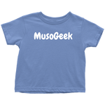 MusoGeek Toddler T - Shirt White Script