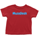 MusoGeek Toddler T - Shirt Blue Script